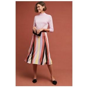 Multicolor Anthropologie Laia Midi Skirt Size L